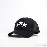 Amiri 3 White Star Trucker Cap - Photo 1