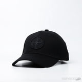 Stone Island Junior Logo Black Cap - Photo 1