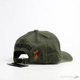 Dsquared2 Cow Boy Olive Cap - Photo 2