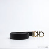 F*rragamo Engraved Buckle Gold Belt - Photo 2