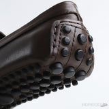 Gucci Brown Horse bit Web Driving Loafer - Photo 12