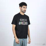 GUCCI Rabbit Logo Black T-Shirt (Economy Batch) - Photo 2
