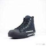 Dior Oblique Jacquard B23 Black High-Top Sneaker (Premium Plus Batch) - Photo 2