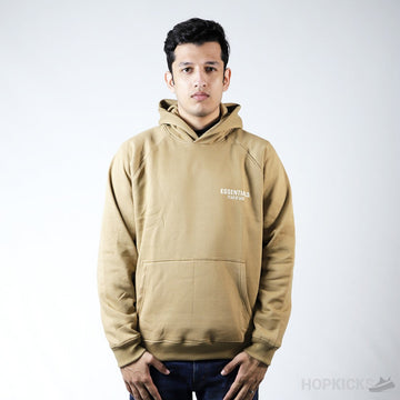 Fear of God Essentials Hoodie 'Oak' (Dot Perfect)