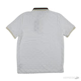 GG Stretch White Cotton Polo Shirt (Dot Perfect) - Photo 5