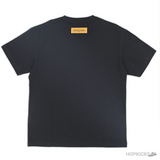 Louis Vuitton Colorful Embroidered Black T-Shirt (Imported Premium Finish) - Photo 2