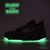 Air Jordan 4 x Kaws Grey (Glow in the Dark) (Premium Batch) - Photo 2