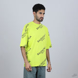Balenciaga Paris Oversized Neon T-Shirt (Economy Batch) - Photo 5