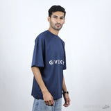 Givenchy Front Side Printed Blue T-Shirt (Economy Batch) - Photo 2