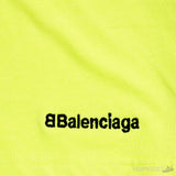 Bale*ciaga Neon Green Shorts - Photo 4