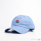 Rose Embroidered Logo Sky Blue Cap - Photo 1