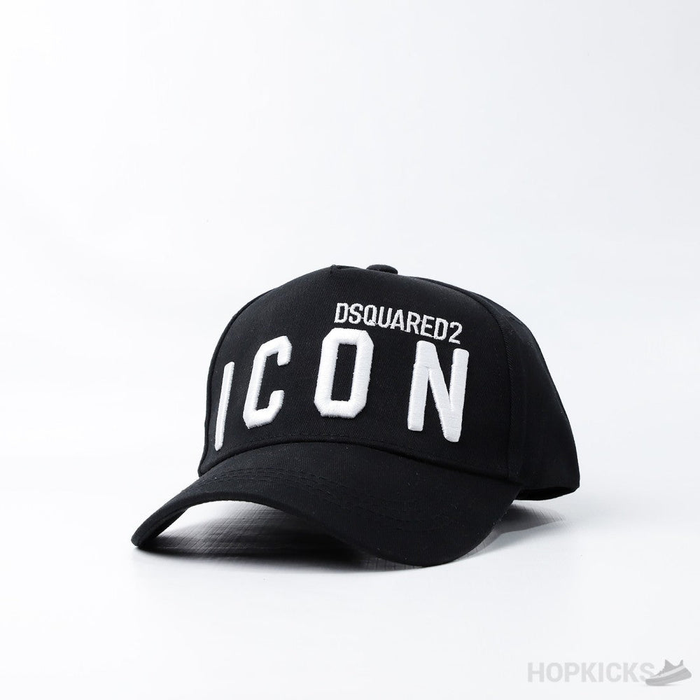 Dsquared2 Embroidered Logo Baseball Black Cap