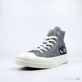 Converse Chuck Taylor All-Star 70s Hi Comme des Garcons PLAY Grey (Premium Plus Batch) - Photo 2