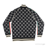 Gucci Webbing Trimmed Cotton Track Jacket - Photo 2