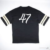 Dior Black &amp; Silver 47 Logo T-Shirt - Photo 2