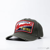 DSQUARED2 Cargo Patch Logo Green Baseball Cap - Photo 1