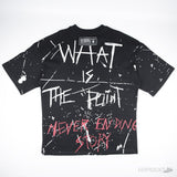 Balmain" No Is No" Printed T-Shirt - Photo 2