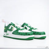 LV x Air Force 1 Low By Virgil Abloh White Green - Photo 7