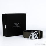 ALX Silver Buckle Black Belt - Photo 8