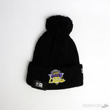 New Era LA Leakers Bobble Black Beanie - Photo 1