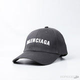 Bale*ciaga Logo Grey Cap - Photo 1