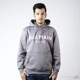 Balmain Logo-Print Drawstring Hoodie (Dot Perfect) - Photo 1