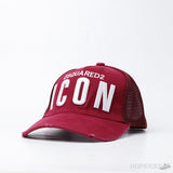 DSQ2/Icon Embroidered Baseball Red Cap - Photo 1