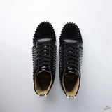 CL Louis Spikes High Sneakers White Black - Photo 13