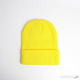 New York Yankees Patch Logo Yellow Beanie - Photo 2
