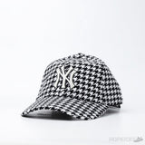 NY Style Houndstooth Hip Lady Cap - Photo 1