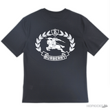Burberry Plain Logo Printed Black T-Shirt (Imported Premium Finish) - Photo 2