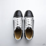 CL Lou Spikes Low Sneakers White Black - Photo 13