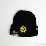 NFL New Era Steelers Black Beanie - Photo 1