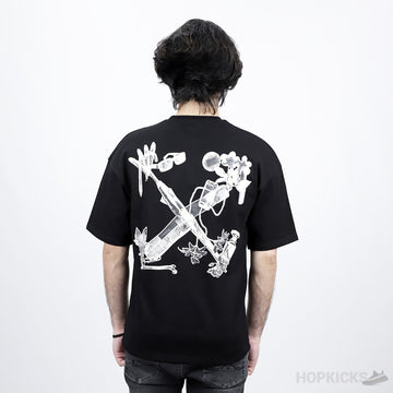 Off-White Digital Headphones Arrow Print T-Shirt