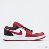 Air Jordan 1 Low 'Bulls' Gym Red White Black - Photo 6