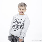 Louis Vuitton x Nigo Printed Heart Sweatshirt Light Grey - Photo 4
