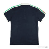 Gucii Blue Cotton Jersey Polo Shirt With Web (Dot Perfect) - Photo 2