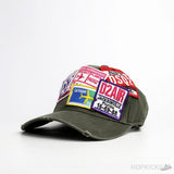 Dsquared2 Dean and Dan Travel Olive Cap - Photo 1