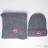 Canada Goose Unisex Beanie Set Grey - Photo 1