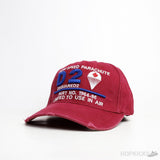 Dsquared2 Low Speed Parachute Burgundy Cap - Photo 1