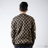 LV Monogram Embroidered Wool Crewneck (Dot Perfect) - Photo 8