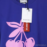 Gucci x Cherry Premium T-Shirt Navy (Economy Batch) - Photo 3