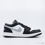 Air Jordan 1 Low Black White Grey - Photo 6