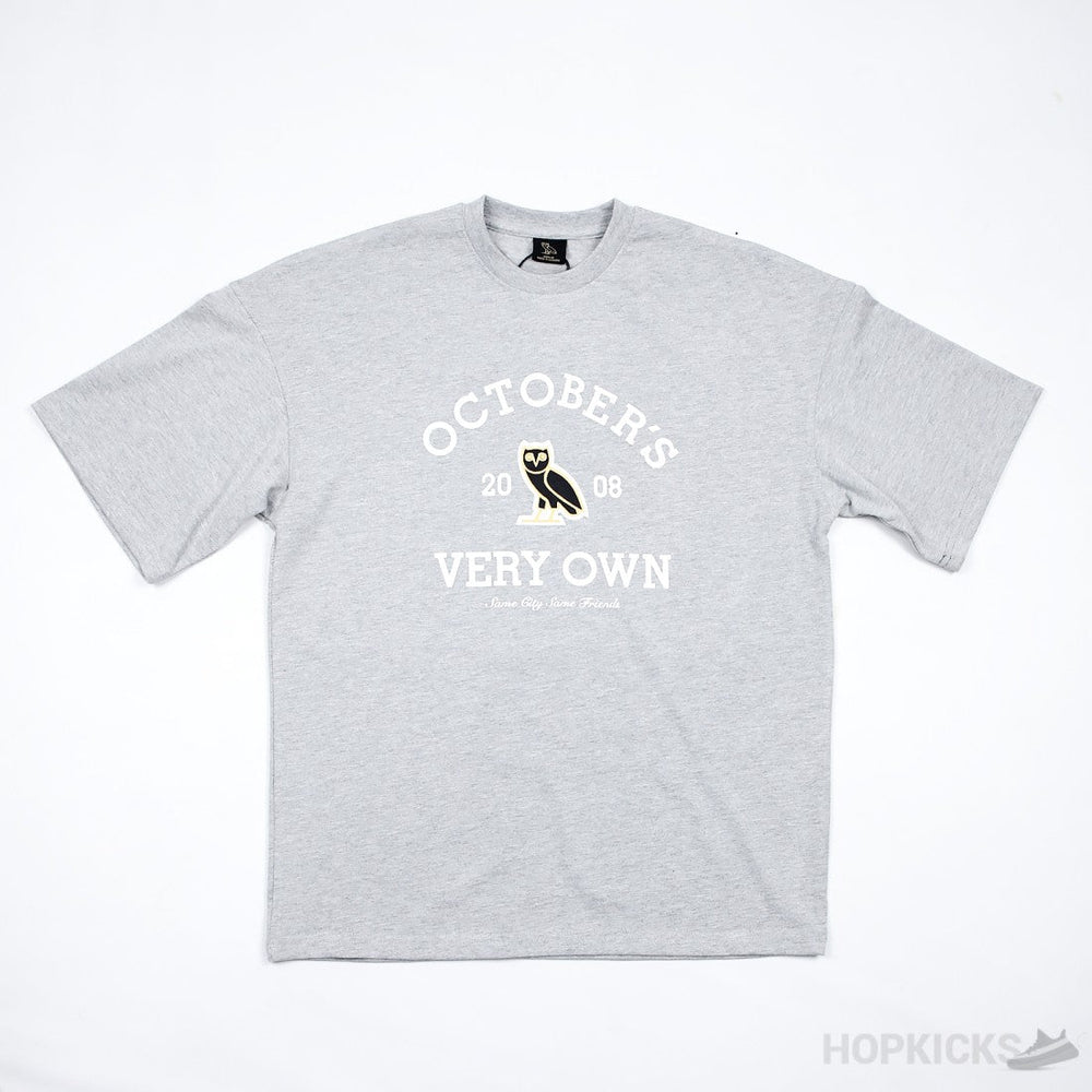 OVO x Collegiate T-Shirt Grey