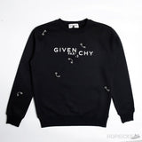 Givenchy Metal Details Black Sweatshirt - Photo 1