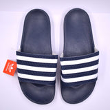 Adilette 3 Stripe Slides Blue [Economy Batch] - Photo 1