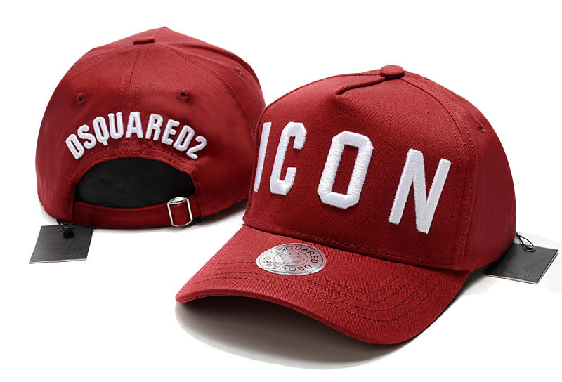 Burgundy White Icon Baseball Cap