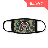 Sharke Bape Face Mask - Photo 1