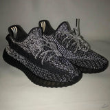 Yeezy Boost 350 V2 Static Black (Real Boost) (Reflective) - Photo 2