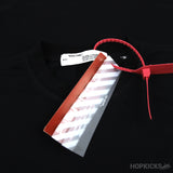 Off White Outline Arrow T-Shirt Black White - Photo 6
